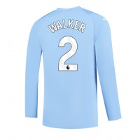 Camiseta Manchester City Kyle Walker #2 Primera Equipación 2023-24 manga larga